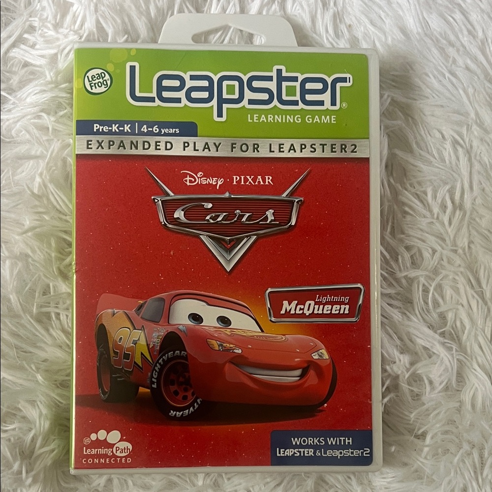 Leapfrog Leapster Disney Pixar Cars Game works with leapster and leapster 2